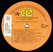 Load image into Gallery viewer, Los Charrasqueados : A Cantar Boleros con... (LP, Album)