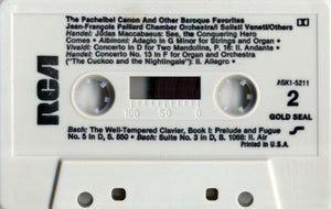 Various : Orchestre De Chambre Jean-François Paillard : The Pachelbel Canon And Other Baroque Favorites (Cass, Comp, RE, Dol)