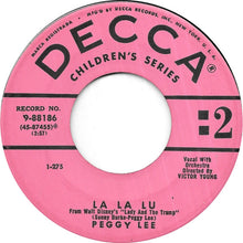 Load image into Gallery viewer, Peggy Lee : The Siamese Cat Song (7")