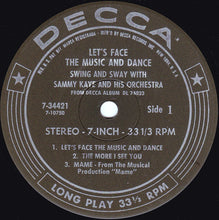 Load image into Gallery viewer, Sammy Kaye And His Orchestra : Let&#39;s Face The Music And Dance (7&quot;, Jukebox)