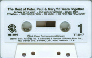 Peter, Paul & Mary : The Best Of Peter, Paul & Mary / 10 Years Together (Cass, Comp, RE)