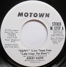 Load image into Gallery viewer, Bobby Darin : Happy (Love Them From "Lady Sings The Blues") (7", Mono, Promo)