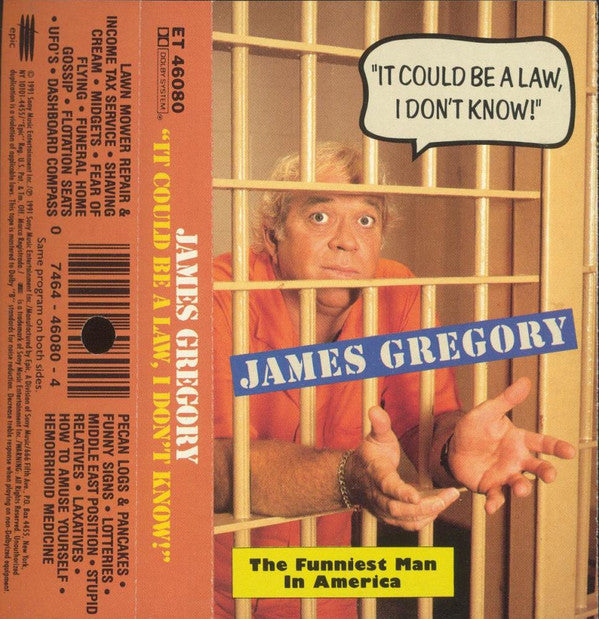 James Gregory (3) : It Could Be A Law (I Don't Know) (Cass, Album)