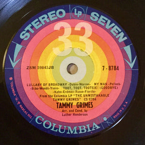 Tammy Grimes : The Unmistakable Tammy Grimes (7", Jukebox)