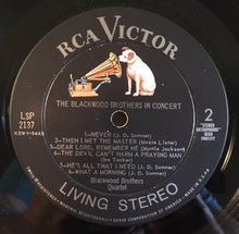 Load image into Gallery viewer, The Blackwood Brothers Quartet : The Blackwood Brothers In Concert (LP)