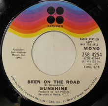 Load image into Gallery viewer, Sunshine : Been On The Road (7", Single, Mono, Promo)