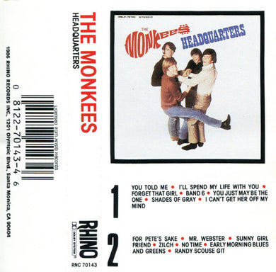 The Monkees : Headquarters (Cass, Album, RE, Dol)