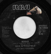 Load image into Gallery viewer, Rick Springfield : Souls (7", Single, Styrene, Ind)