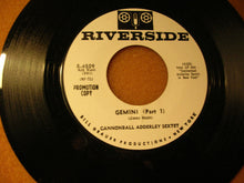 Load image into Gallery viewer, Cannonball Adderley Sextet : Gemini (7", Single, Promo)
