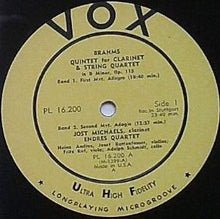 Load image into Gallery viewer, Johannes Brahms, Jost Michaels, Endres-Quartett : Quintet For Clarinet And String Quartet In B Minor, Op. 115 (LP, Album)