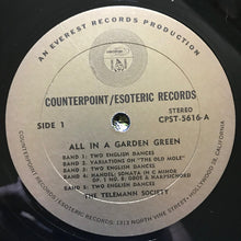 Load image into Gallery viewer, The Telemann Society, Theodora Schulze, Richard Schulze, Dorothy Walters : All In A Garden Green (LP)