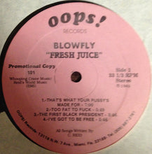 Load image into Gallery viewer, Blowfly : Fresh Juice (LP, Album, Promo)