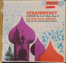 Load image into Gallery viewer, Pyotr Ilyich Tchaikovsky - The London Symphony Orchestra, Sir Malcolm Sargent : Symphony No. 5, In E Minor, Opus 64 (LP, Album)