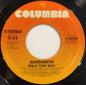 Aerosmith : Walk This Way / Uncle Salty (7", Single, Styrene, San)