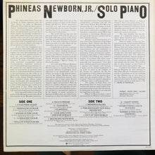 Load image into Gallery viewer, Phineas Newborn Jr. : Solo Piano (LP, Album, RI)