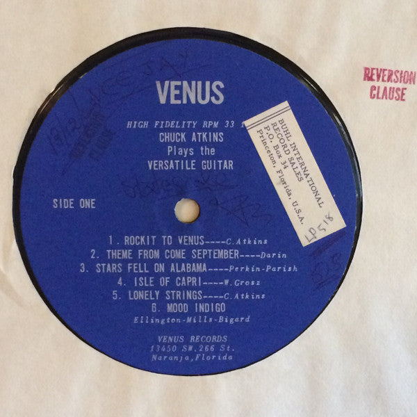 Chuck Atkins : Chuck Atkins Plays The Versatile Guitar (LP)