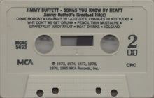 Load image into Gallery viewer, Jimmy Buffett : Songs You Know By Heart - Jimmy Buffett&#39;s Greatest Hit(s) (Cass, Comp, Club, Dol)