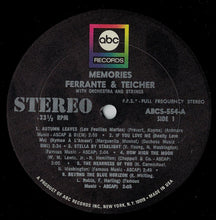 Load image into Gallery viewer, Ferrante &amp; Teicher With Ferrante And Teicher Orchestra : Memories (LP)