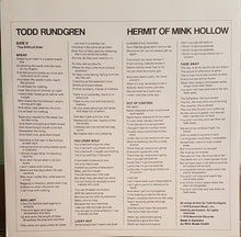 Load image into Gallery viewer, Todd Rundgren : Hermit Of Mink Hollow (LP, Album)