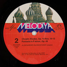 Load image into Gallery viewer, Alexander Slobodjanik, Frédéric Chopin : The Twelve Etudes Op.10 &amp; Fantasia In F Minor, Op. 49 (LP, Album, Win)