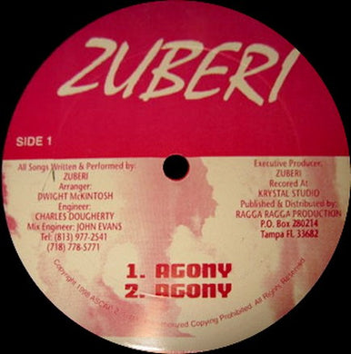 Zuberi : Agony (12