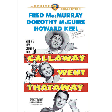Callaway Went Thataway - DVD - 1951 Fred Macmurray, Dorothy Mcguire, Howard Keel