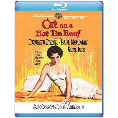 Cat On A Hot Tin Roof - Bluray - 1958 Elizabeth Taylor, Paul Newman, Burl Ives