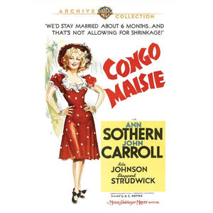 Congo Maisie - DVD - 1940 Ann Sothern, John Carroll, Rita Johnson