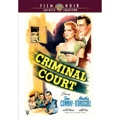 Criminal Court - 1946 - DVD - Tom Conway, Martha O'Driscoll, June Clayworth