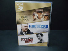 Load image into Gallery viewer, Eight Men Out/Hoosiers/Raging Bull (DVD, 2014, 3-Disc Set)