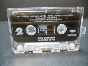 Ozzy Osbourne Blizzard of Ozz (Cassette)