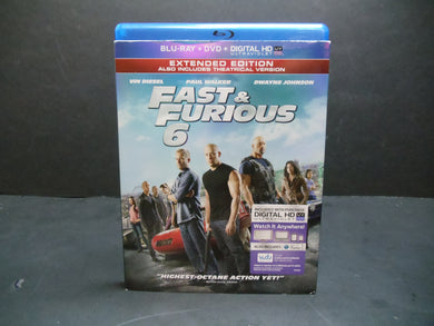 Fast Furious 6 (Blu-ray , 2013, 2-Disc Set)