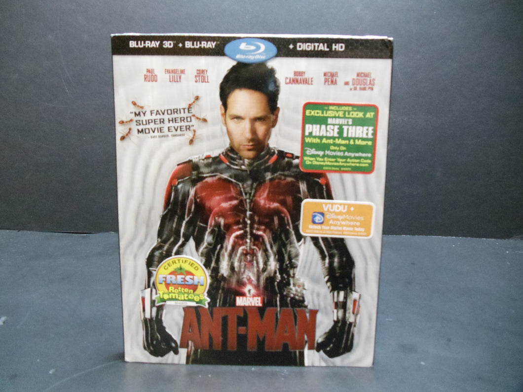 Ant-Man (2015, Blu-ray, Blu-ray 3D, 2-Disc)