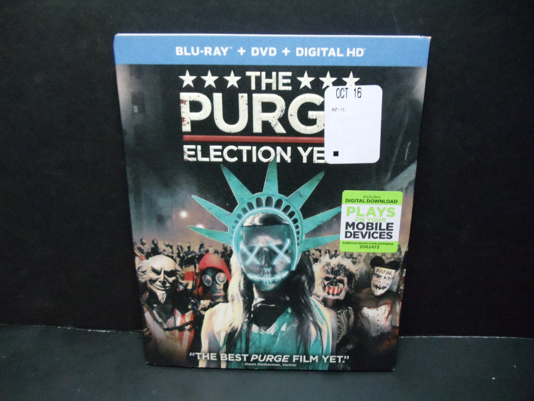 The Purge: Election Year (Blu-ray Disc, 2016, 2-Disc Set)