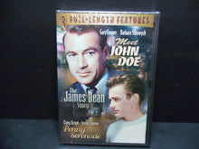 Load image into Gallery viewer, Meet John Doe / James Dean Story / Penny Serenade (DVD, 2008)