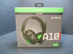 ASTRO Gaming A10 Grey / Green Xbox One Gaming Headset