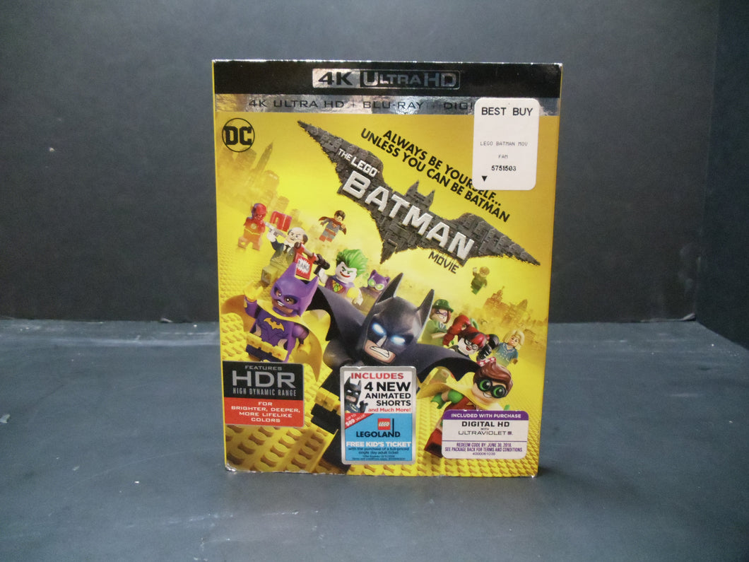 The LEGO Batman Movie (4k, Bluray, 2017, 2-Disc)