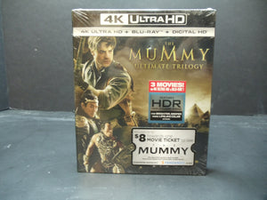 The Mummy Trilogy (4K Ultra HD, Blu-ray, 2017, 6 Disc)