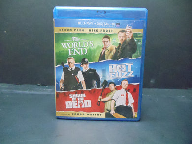 The Worlds End/Hot Fuzz/Shaun of the Dead (Blu-ray, 2013, 3-Disc Set)