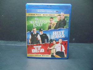 The Worlds End/Hot Fuzz/Shaun of the Dead (Blu-ray, 2013, 3-Disc Set)