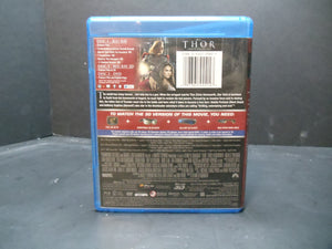 Thor (Blu-ray/3D Blu-ray/DVD, 2011, 3-Disc Set)