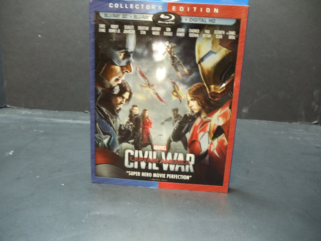 Captain America: Civil War (3D/2D Blu-ray 2-Disc Set, 2016)