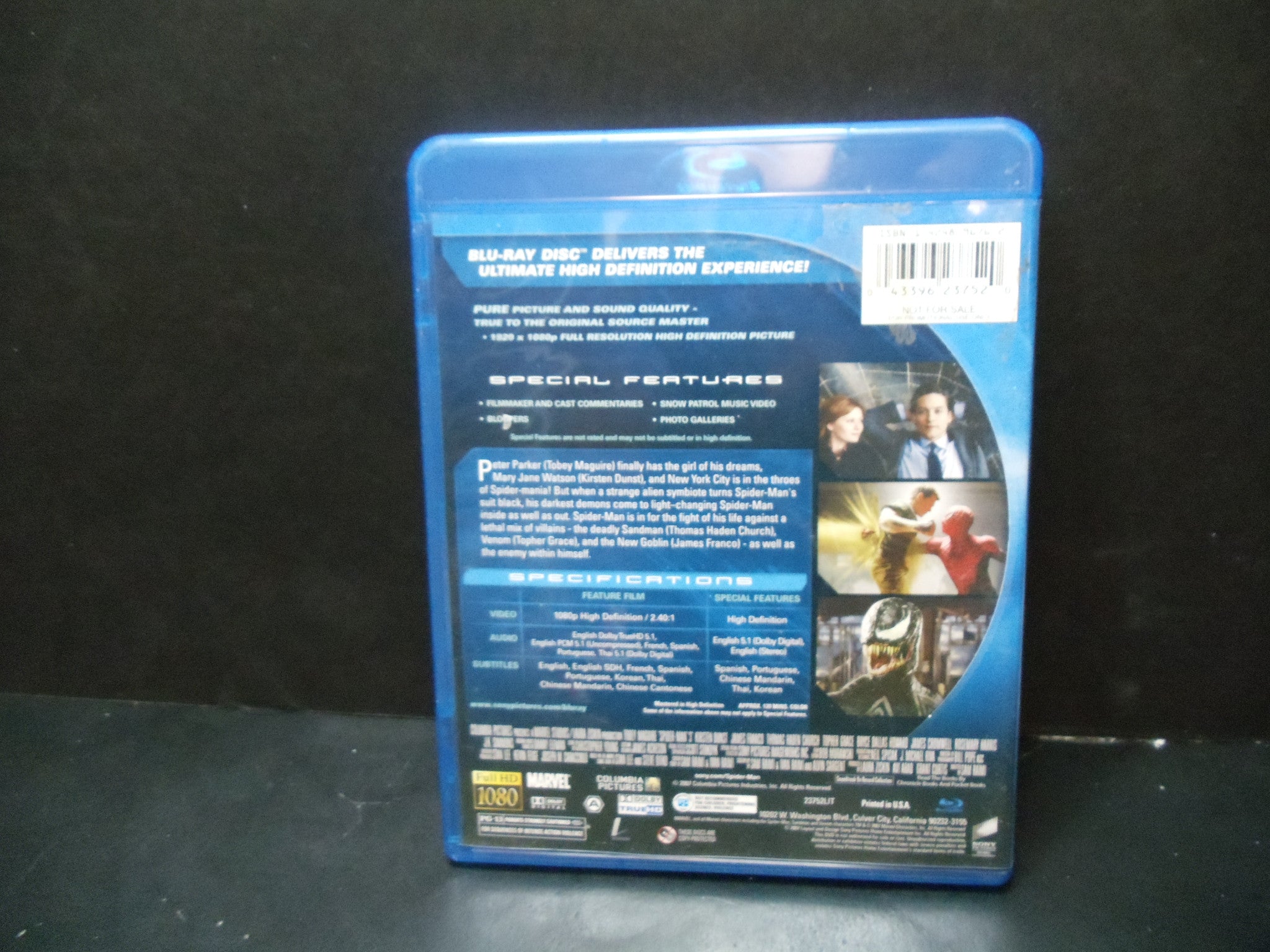  Spider-Man 3 [Blu-ray] : Tobey Maguire, Kirsten Dunst