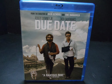 Due Date (Blu-ray + DVD, 2011, 2 Disc) Robert Downey Jr., Zach Galifianakis