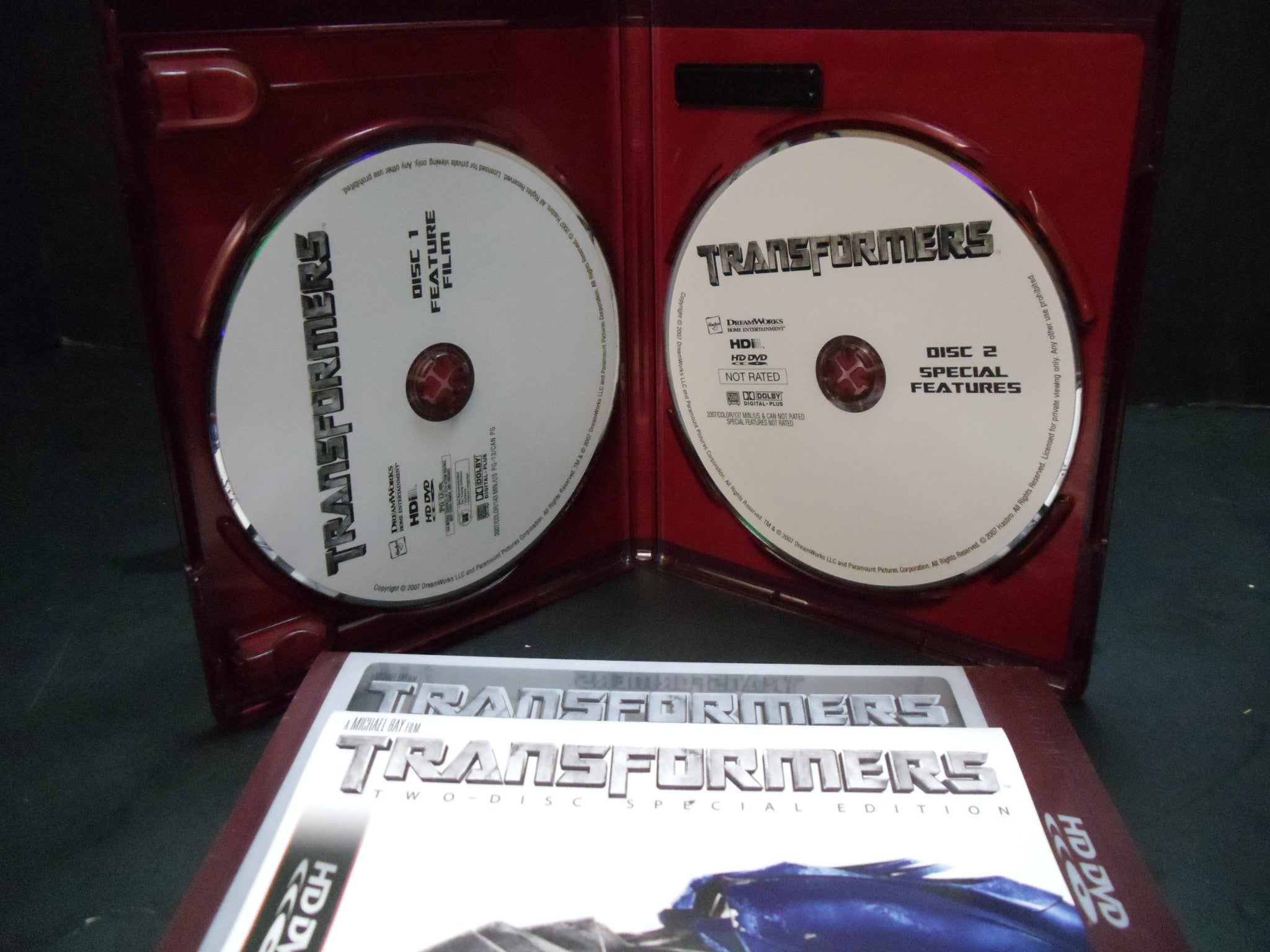 Transformers (DVD, 2007) Filme Michael Bay, Steven Spielberg 97363455325