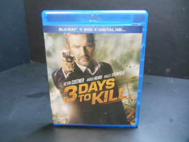 3 Days to Kill (Blu-ray Disc, DVD, 2014, 2 Disc)