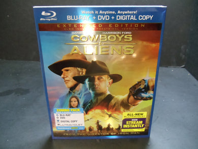 Cowboys & Aliens (Blu-ray/DVD, 2011, 2-Disc Set)