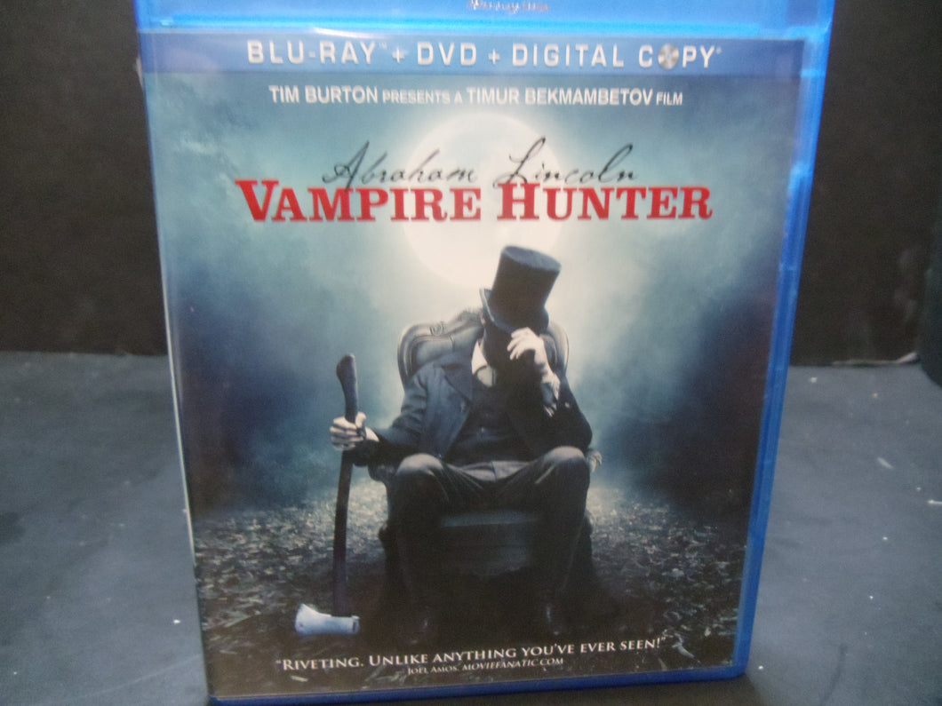 Abraham Lincoln: Vampire Hunter (Blu-ray/DVD, 2012, 2 Disc Set)