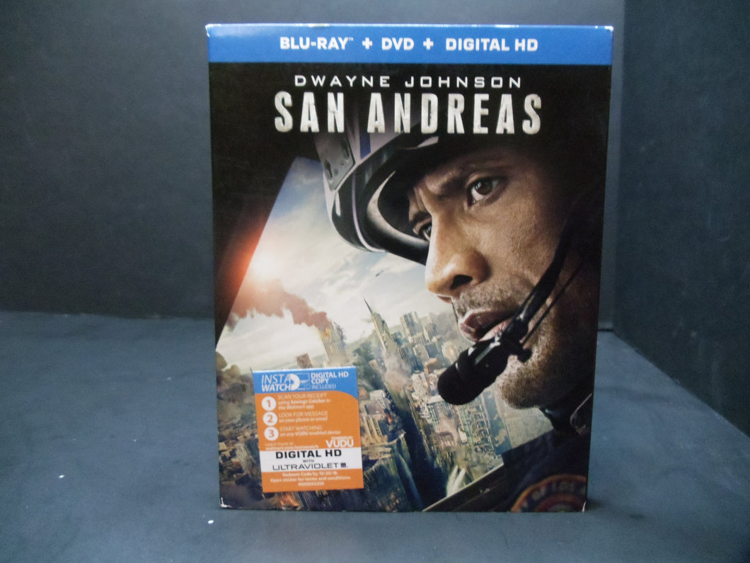 San Andreas (Blu-Ray, DVD, 2015)