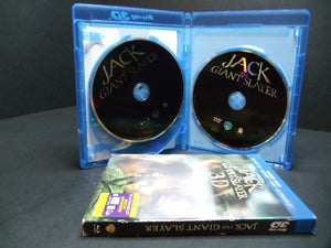 Jack the Giant Slayer (Blu-ray, 3D, DVD, 2013)